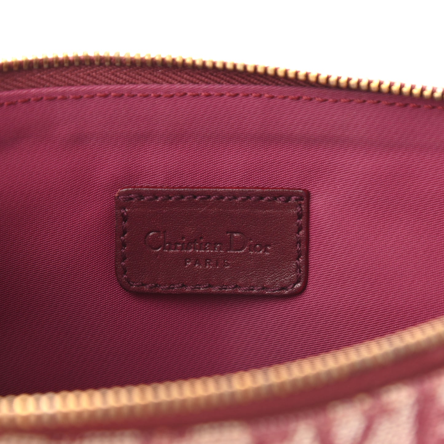 Monogram Mini Saddle Pochette Burgundy