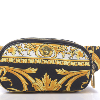 Versace Nylon Baroque Print Belt Bag Black 8 of 11
