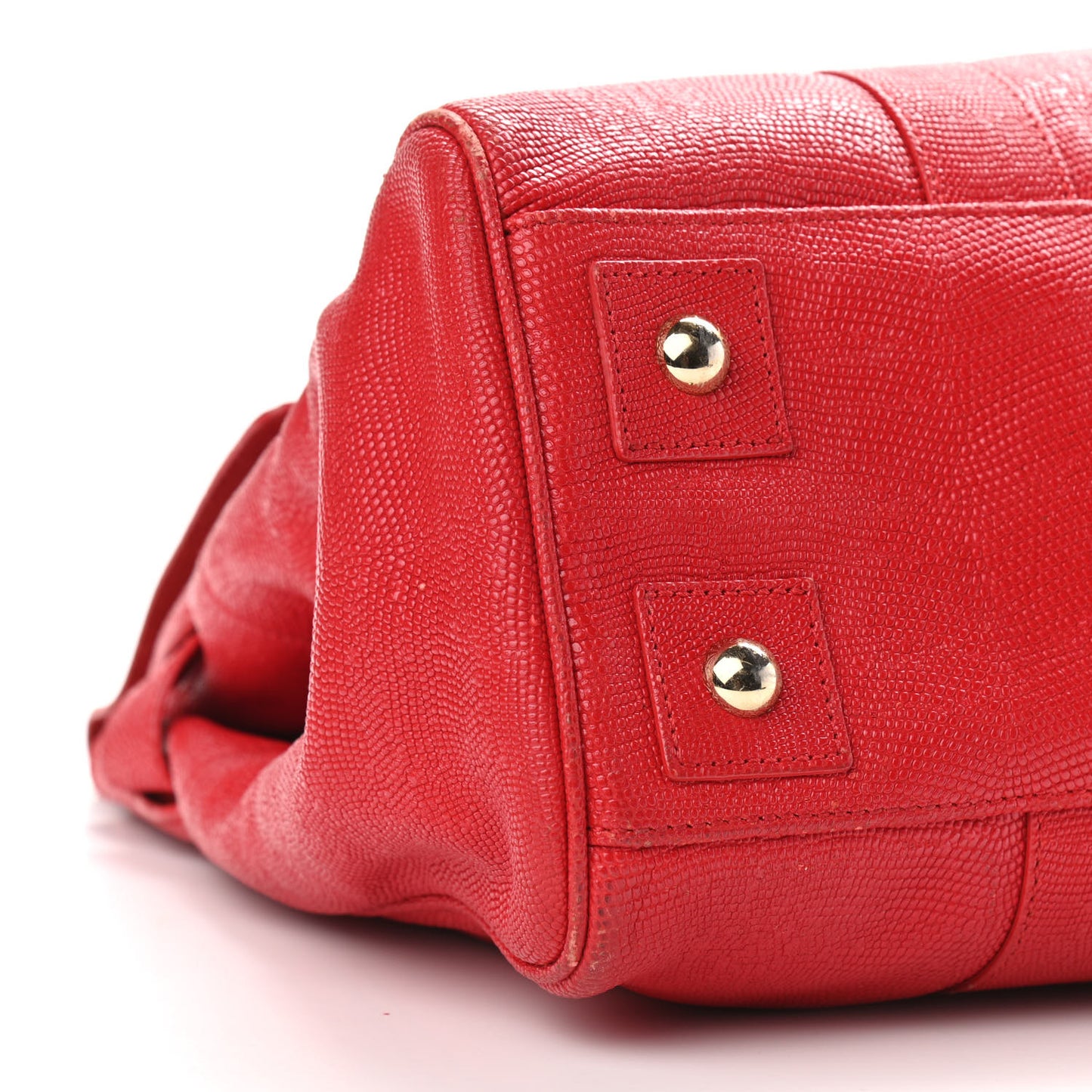 Lizard Embossed Calfskin Bayswater Red