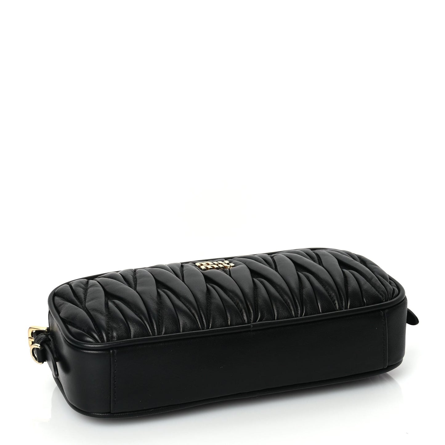 Nappa Matelasse Pouch Black