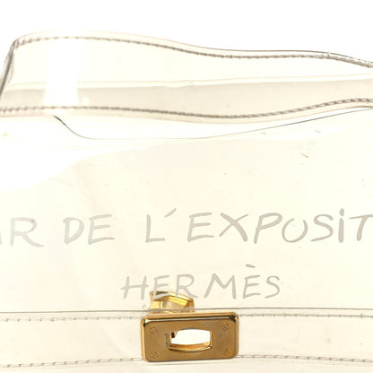 Hermes Vinyl Souvenir De L'Exposition Kelly Transparent 5 of 8