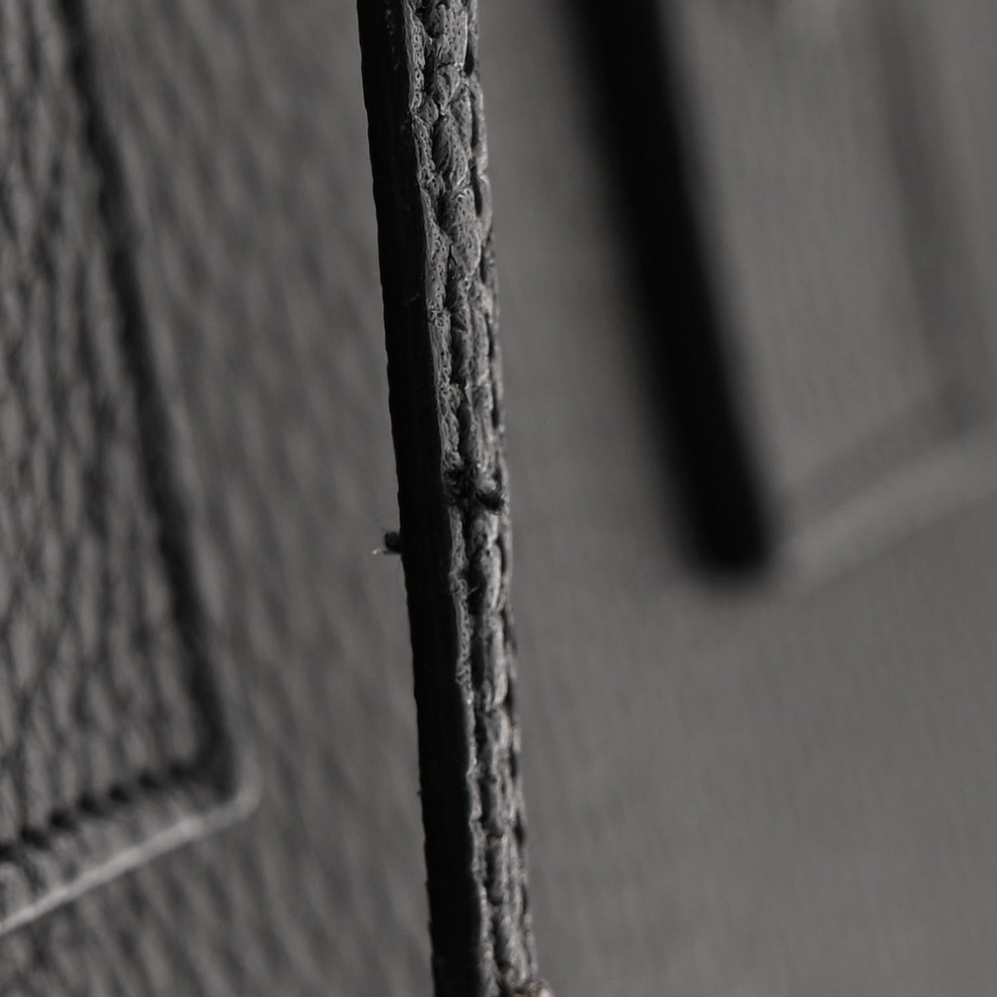 Grained Calfskin Small Sac De Jour Black