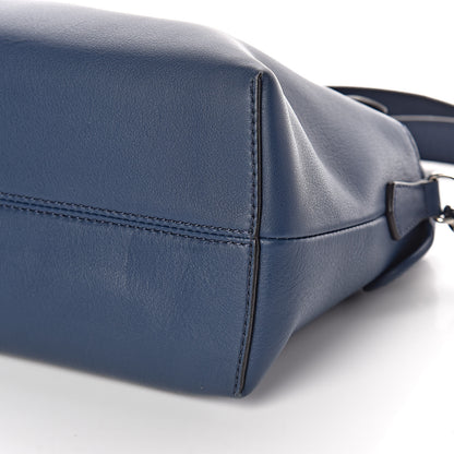 Fendi Vitello Dolce Medium By The Way Boston Bag Blue 9 of 9