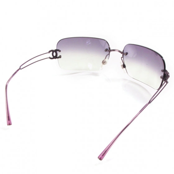 Frameless CC Logo Sunglasses Lavender