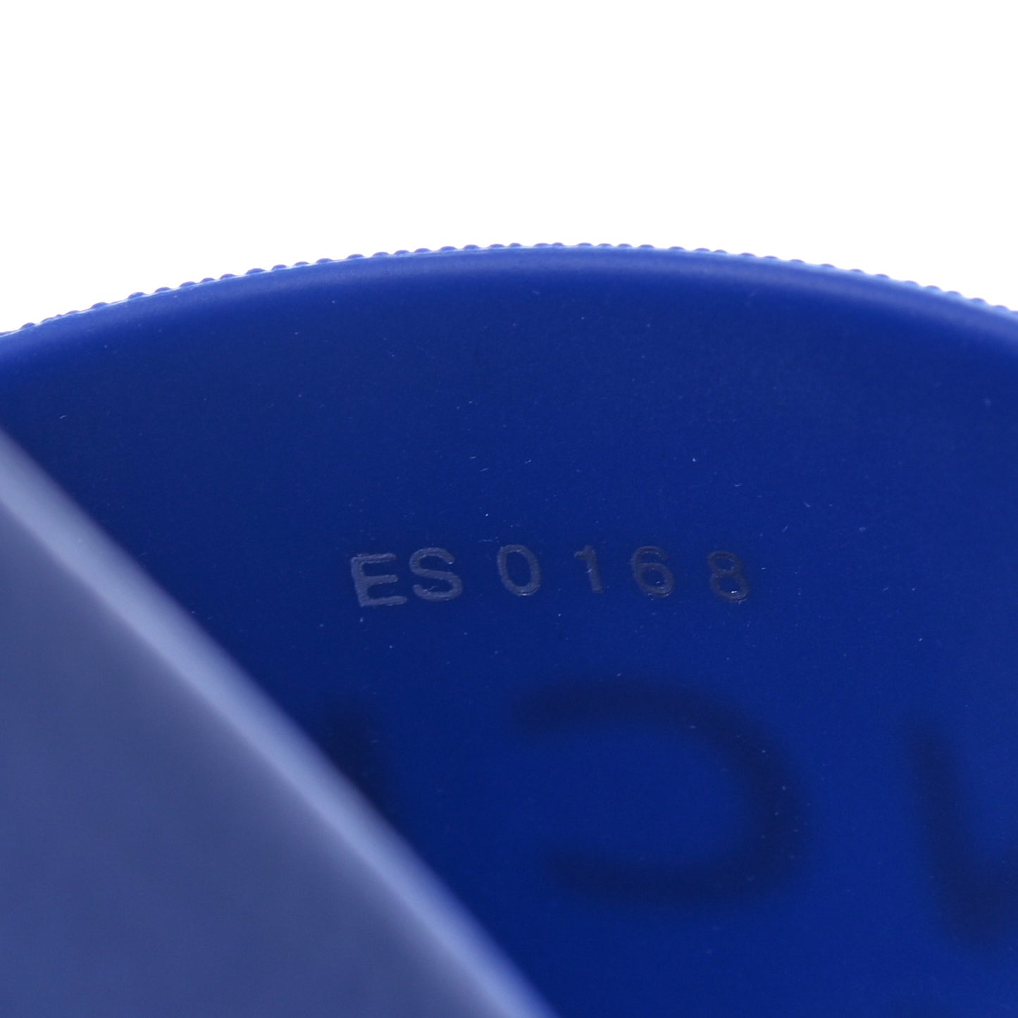 Rubber Logo Womens Pool Slide Sandals 39 Blue Indigo