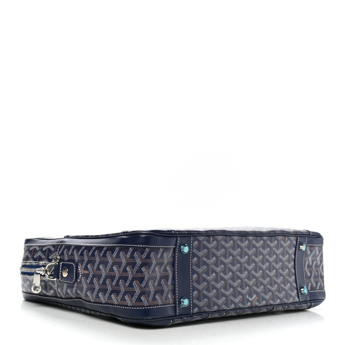 Goyardine Ambassade MM Briefcase Navy