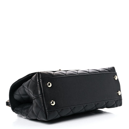 Chanel Caviar Quilted Mini Coco Handle Flap Black 4 of 10