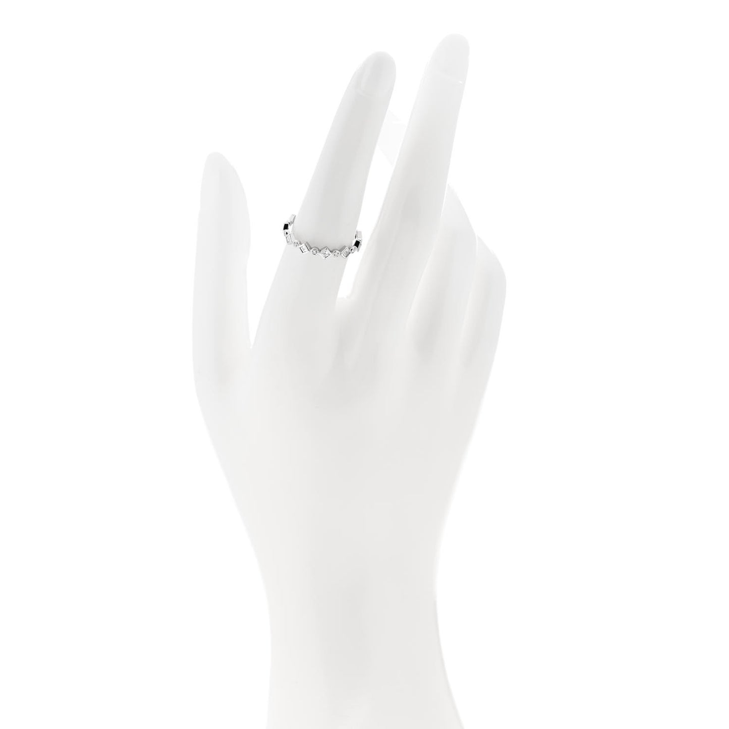 Platinum Diamond Jazz Band Ring 54 7