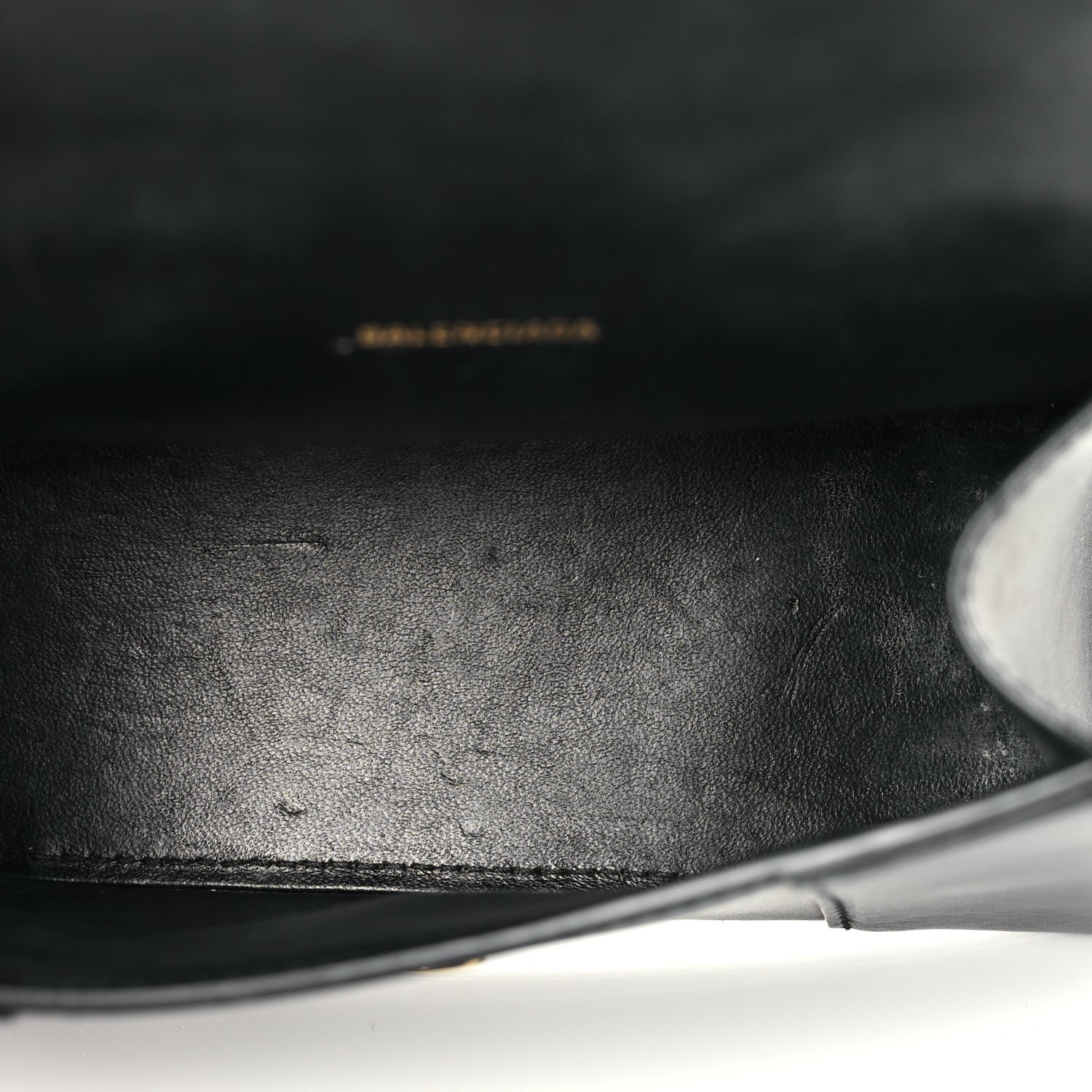 Balenciaga Shiny Box Calfskin Hourglass Top Handle Bag XS Black 5 of 11