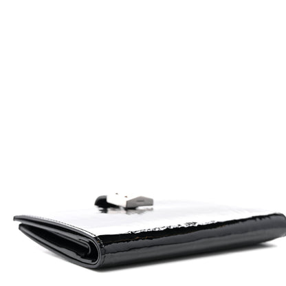 Givenchy Patent Textured Goatskin Card Case Black 4 of 8