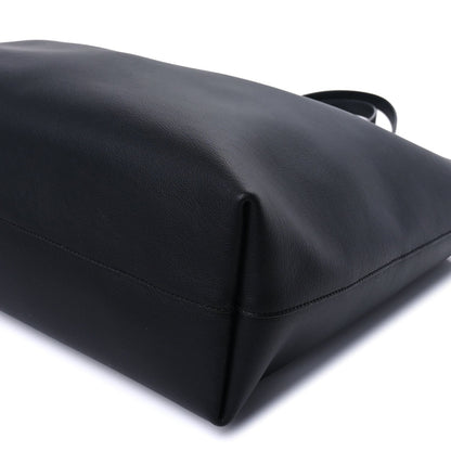 Saint Laurent Calfskin Large Shopping Tote Black 8 of 9