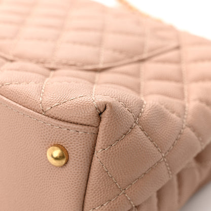 Chanel Caviar Quilted Small Coco Handle Flap Light Pink 12 of 14