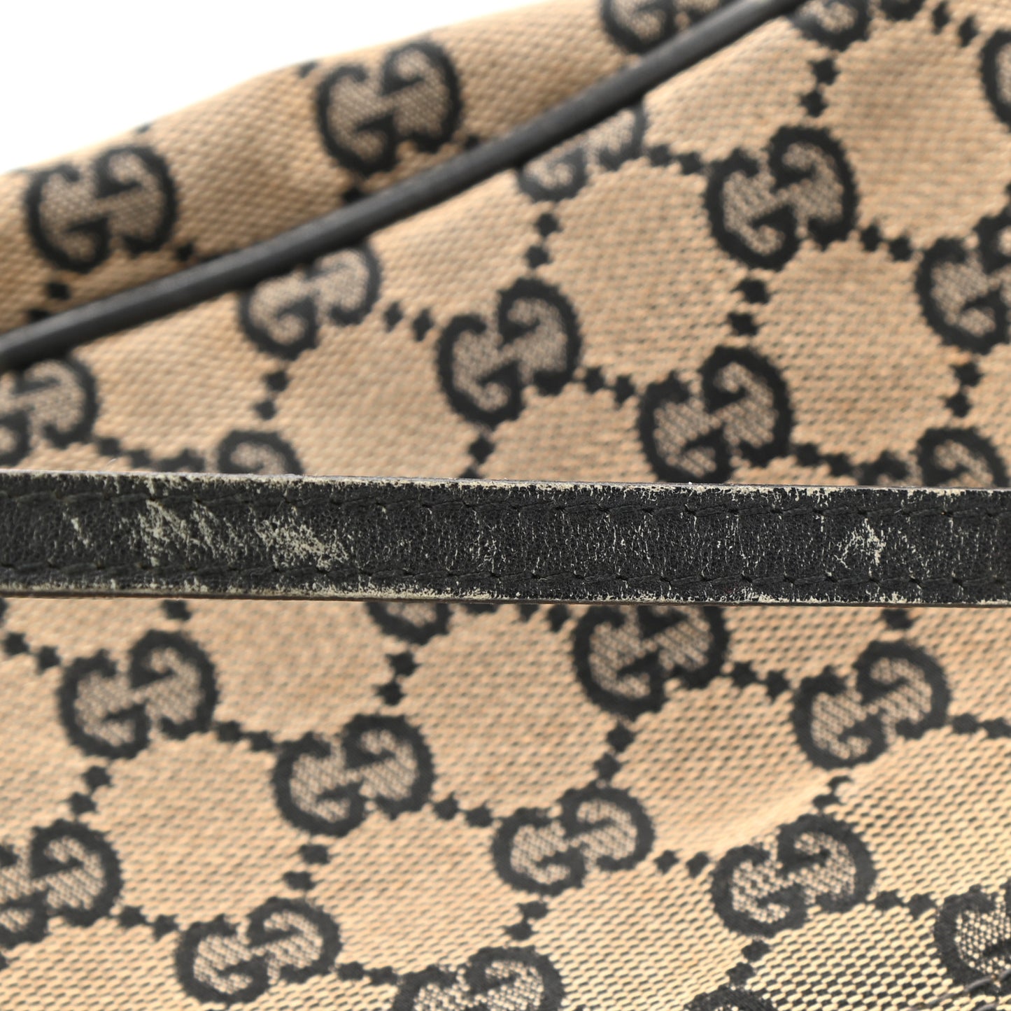 Monogram Web Boat Pochette Black