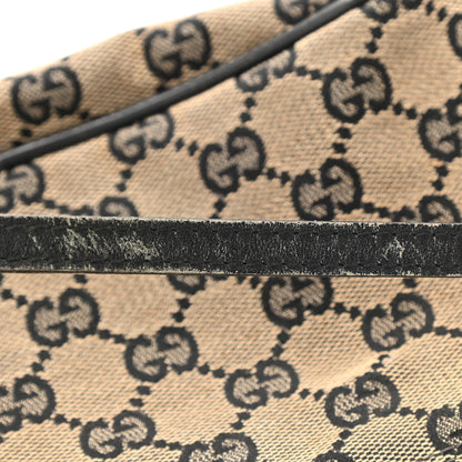 Gucci Monogram Web Boat Pochette Black 14 of 15