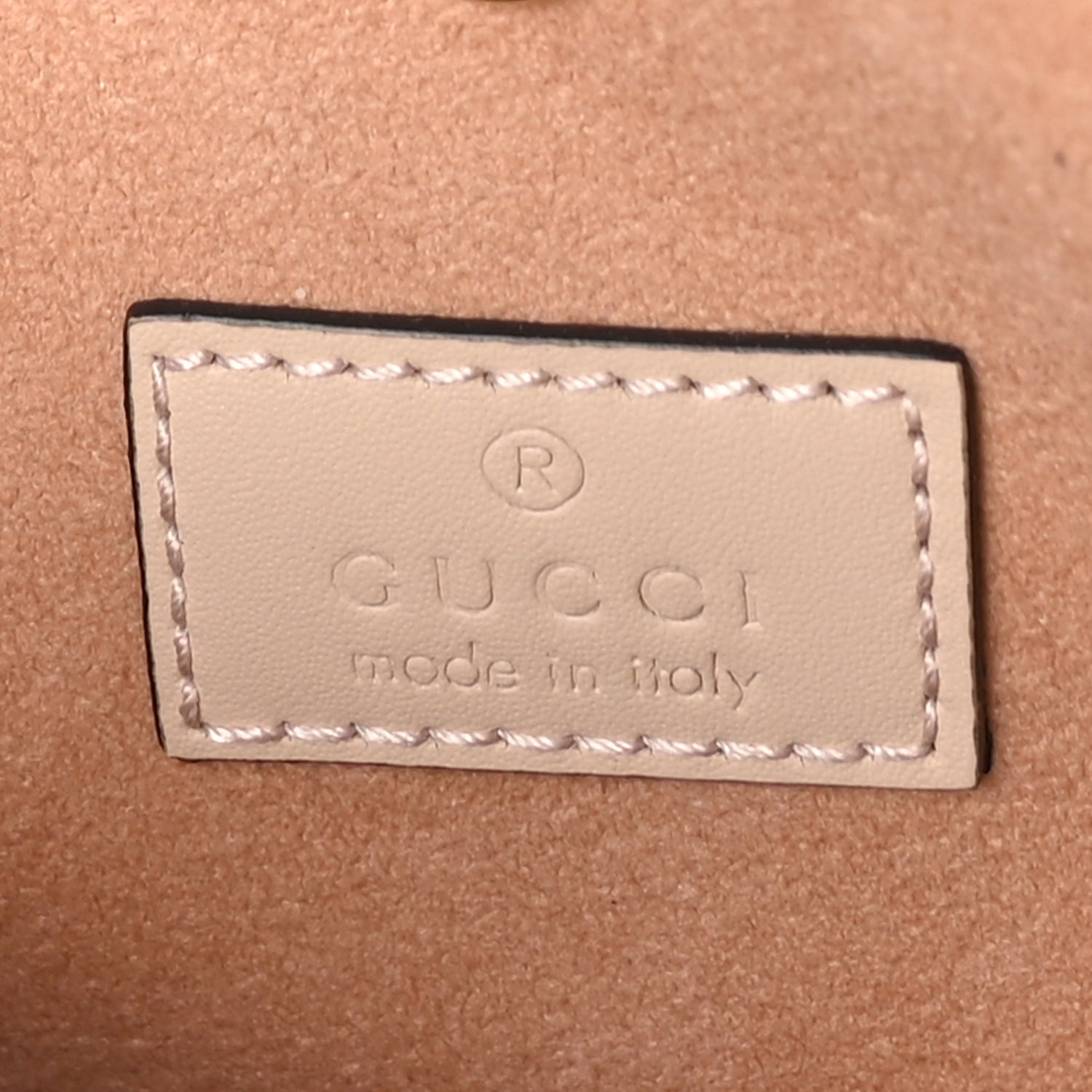 Gucci Gilbert Calfskin Jumbo GG Embossed Mini Tote Bag  Beige 5 of 7
