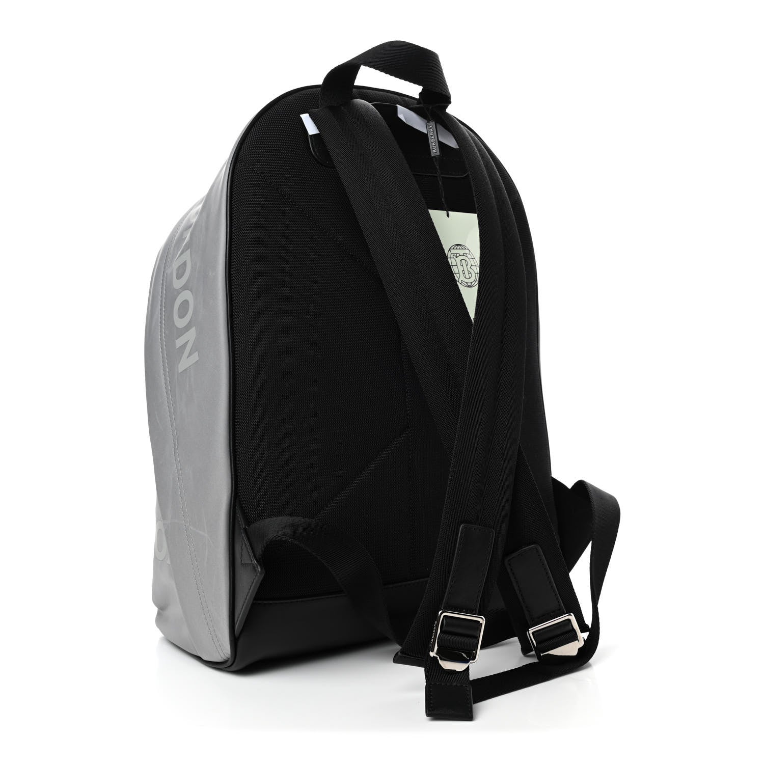 Burberry Nylon Horseferry Print Jett Backpack Cloud Grey 2 of 4