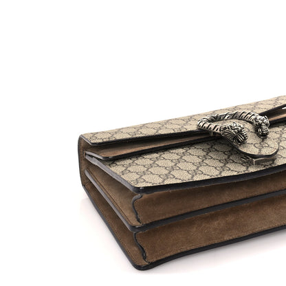 Gucci GG Supreme Monogram Medium Dionysus Shoulder Bag  Taupe 7 of 8