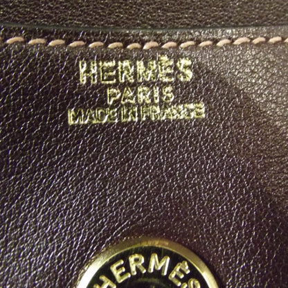 Hermes Chevre Leather Pochette Rio Brown 7 of 9