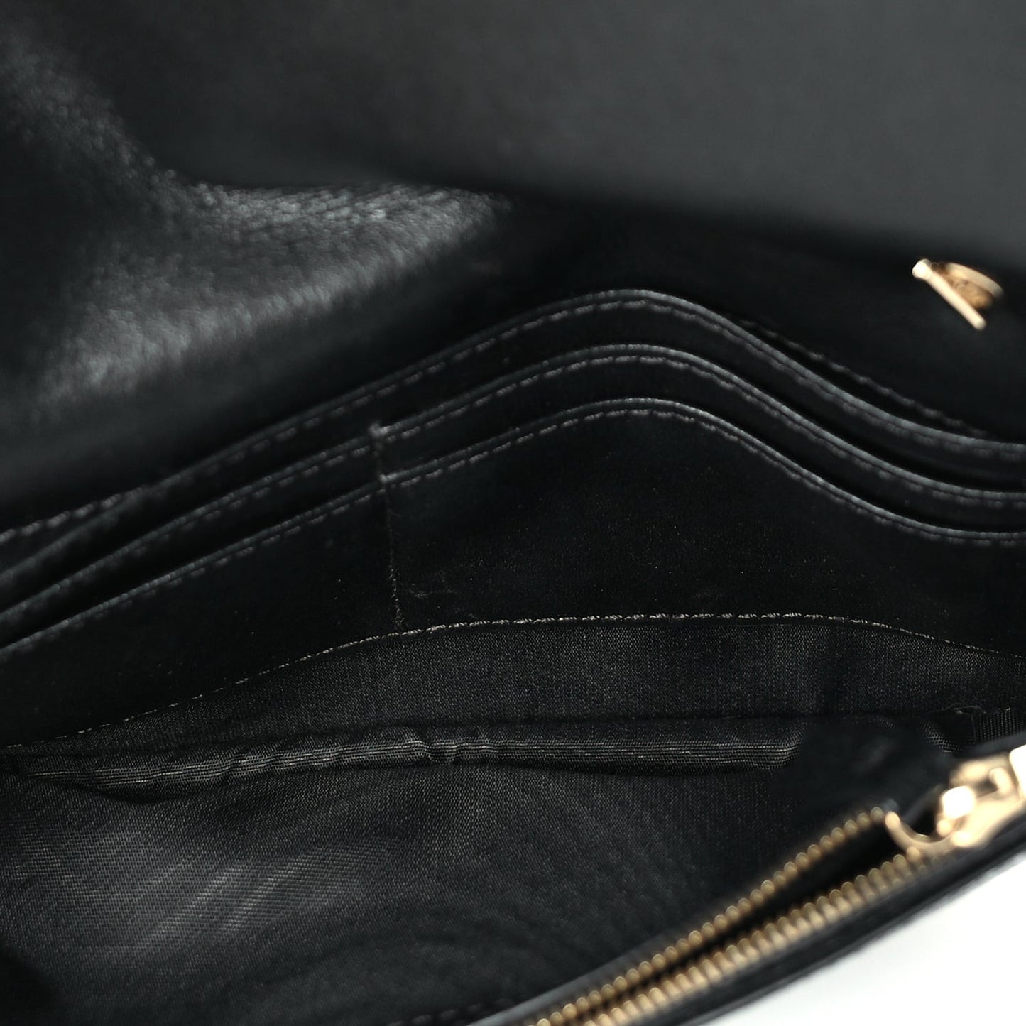 Grainy Print Bayswater Clutch Wallet Black