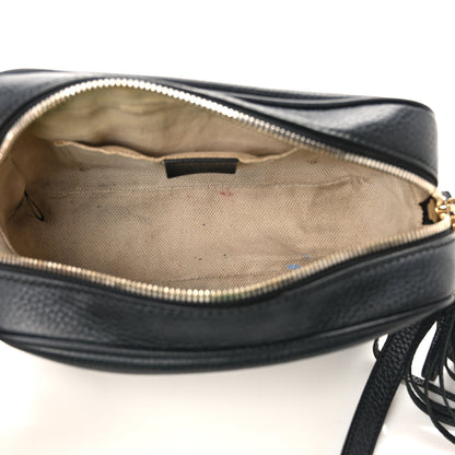 Gucci Pebbled Calfskin Small Soho Disco Bag Black 5 of 13