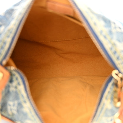 Louis Vuitton Monogram Denim Baggy PM Blue 5 of 12