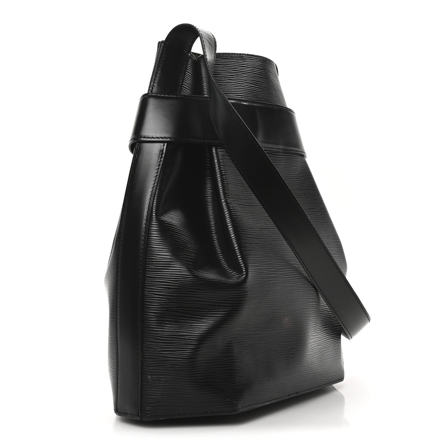 Louis Vuitton Epi Sac D'epaule Black 4 of 7