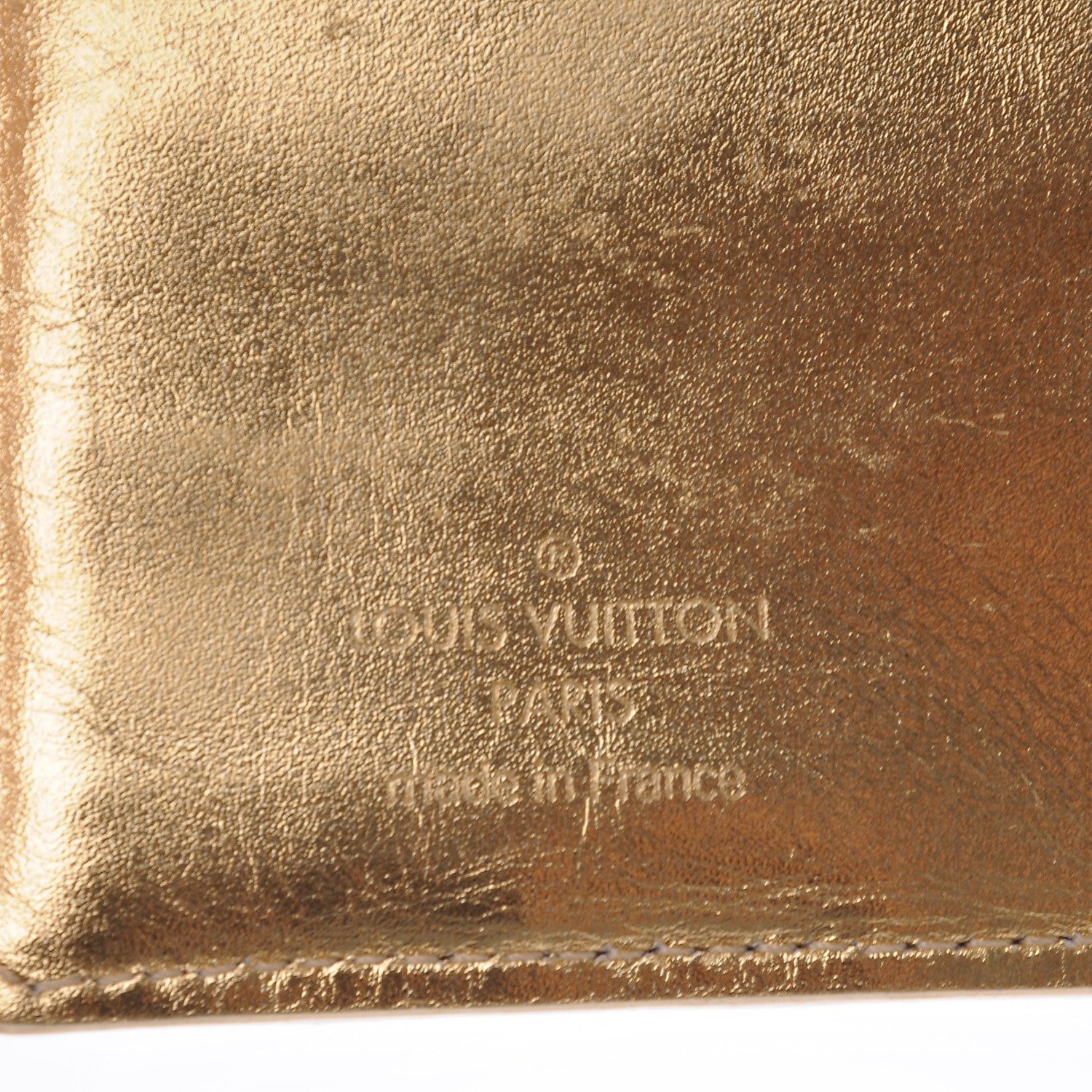 Louis Vuitton Monogram Miroir Small Ring Agenda Gold 6 of 7