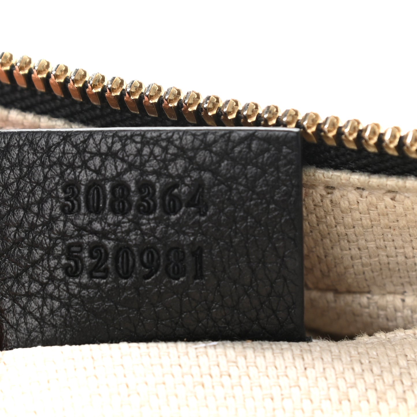 Pebbled Calfskin Small Soho Disco Bag Black