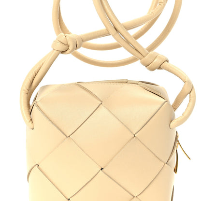 Bottega Veneta Lambskin Maxi Intrecciato Mini Cassette Camera Bag  Porridge 6 of 8