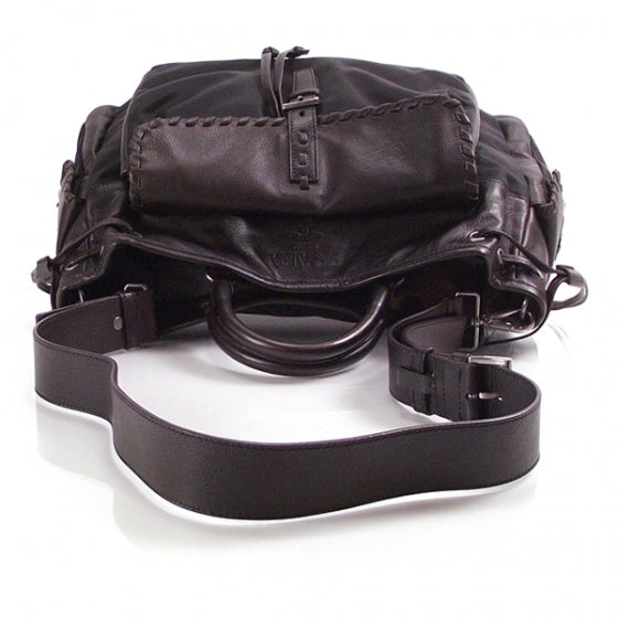 Nylon Shoulder Bag Black