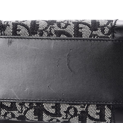 Christian Dior Denim Calfskin Monogram Tote Black 10 of 12