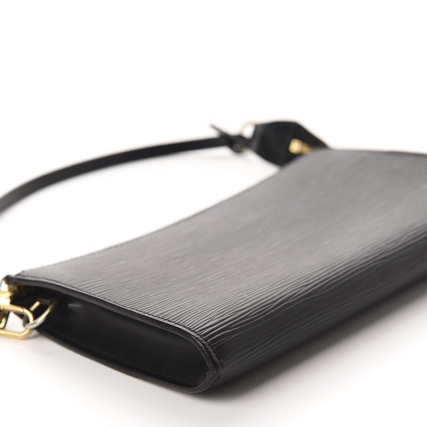 Louis Vuitton Epi Pochette Accessories 24 Black 6 of 11