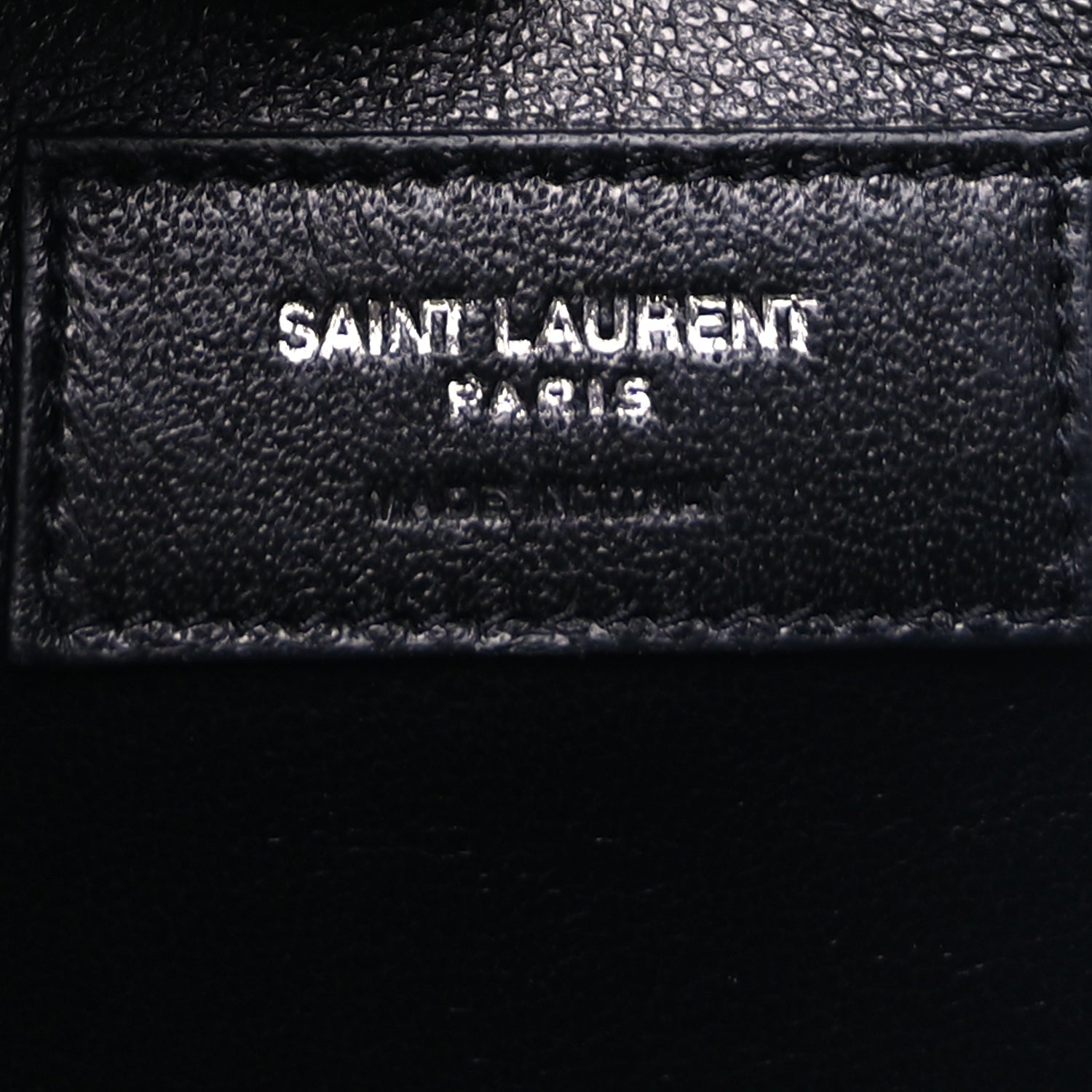 Saint Laurent Grain De Poudre Medium Classic Monogram Kate Satchel Fog 6 of 9