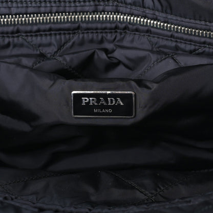 Prada Tessuto Nylon Bomber Dome Satchel  Black 5 of 7
