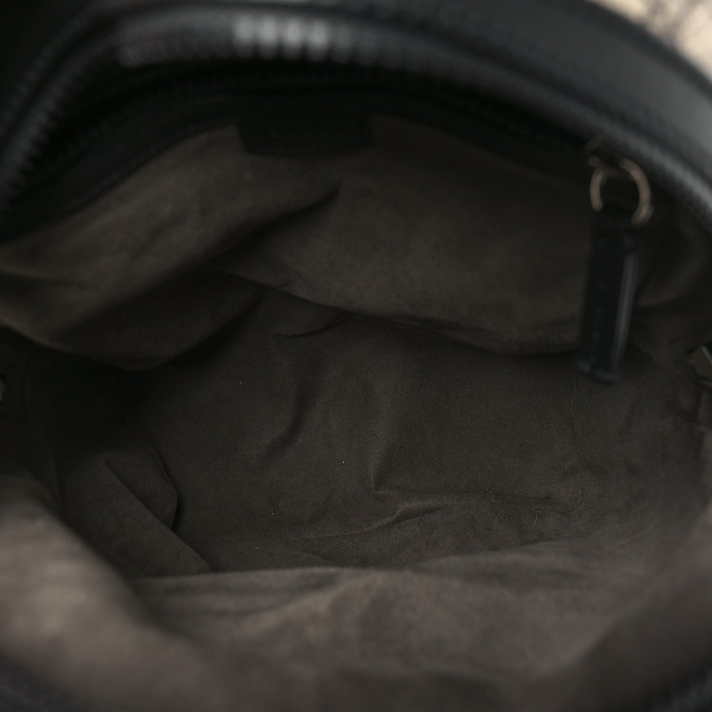 GG Supreme Monogram Small Eden Day Backpack Black