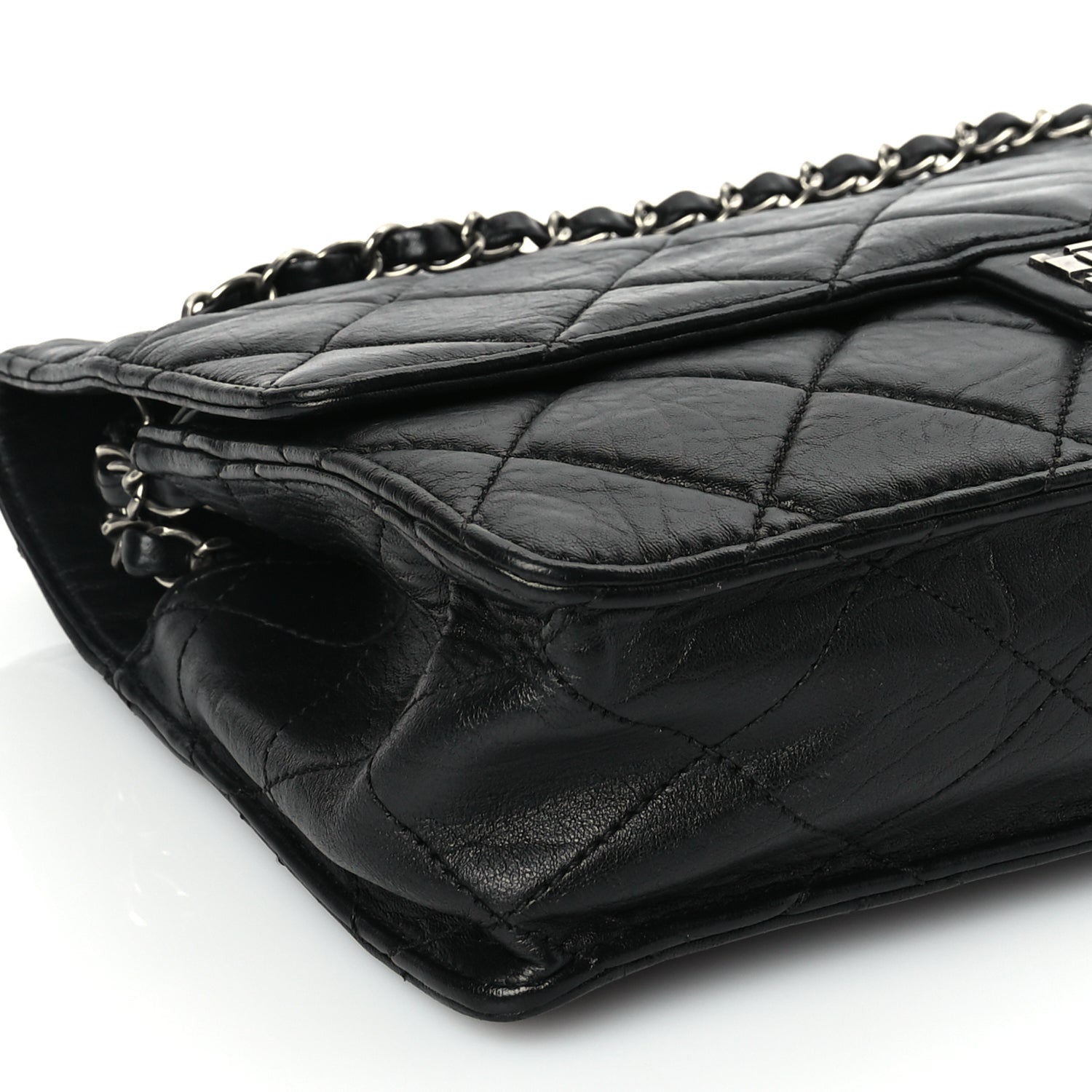 Chanel Washed Lambskin Jumbo Take Away Flap Black 8 of 9