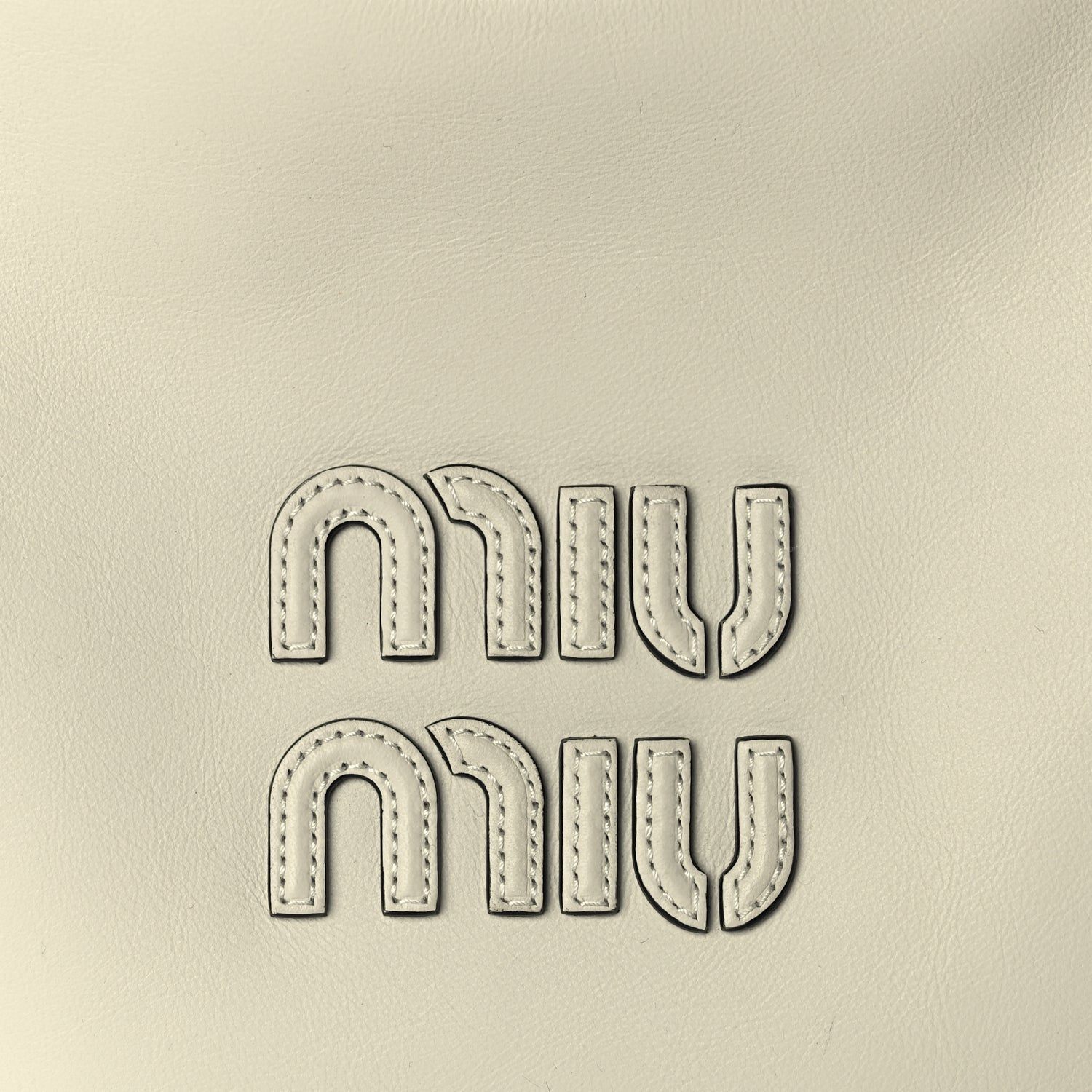 Miu Miu Nappa Ivy Bag Travertine Stone 6 of 10