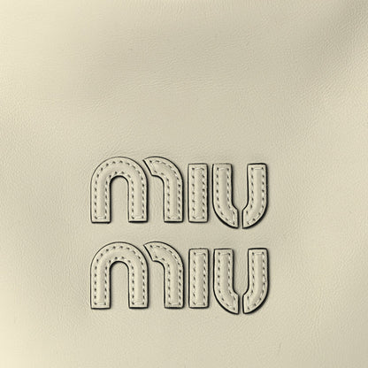 Miu Miu Nappa Ivy Bag Travertine Stone 6 of 10