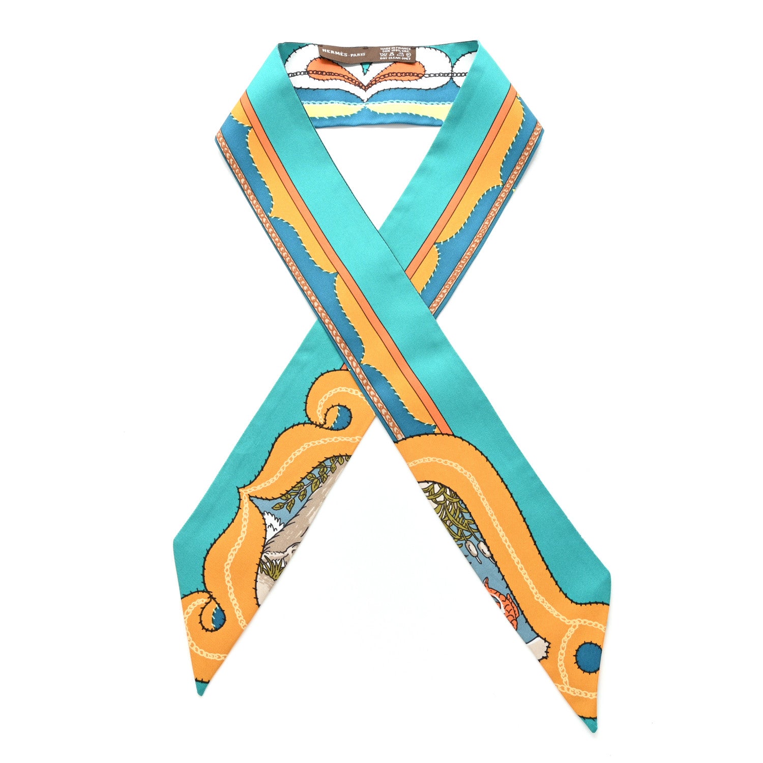 Hermes Silk Esprit Ainou Twilly 1 of 4