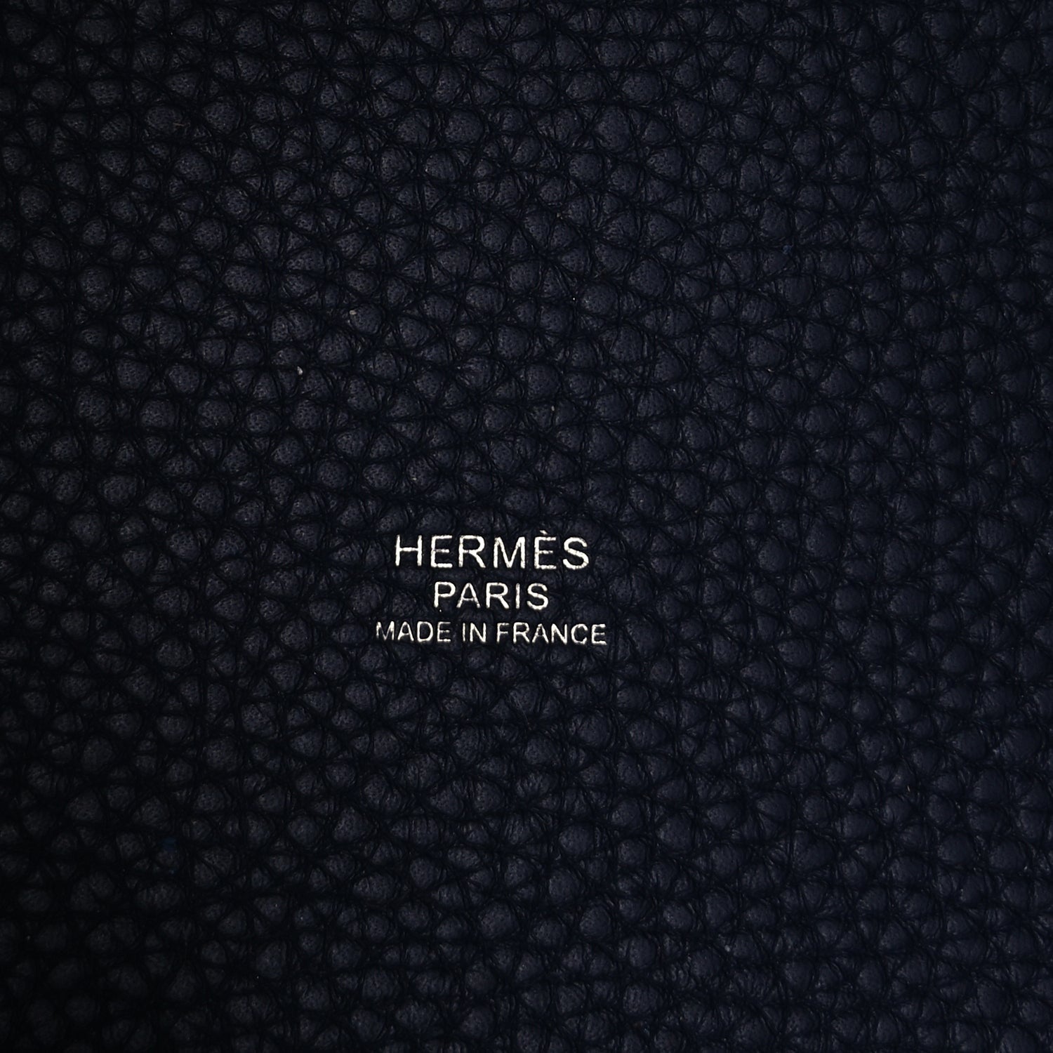 Hermes Taurillon Clemence Swift Eclat Picotin Lock 18 PM Bleu Encre Bleu Zellige 5 of 7