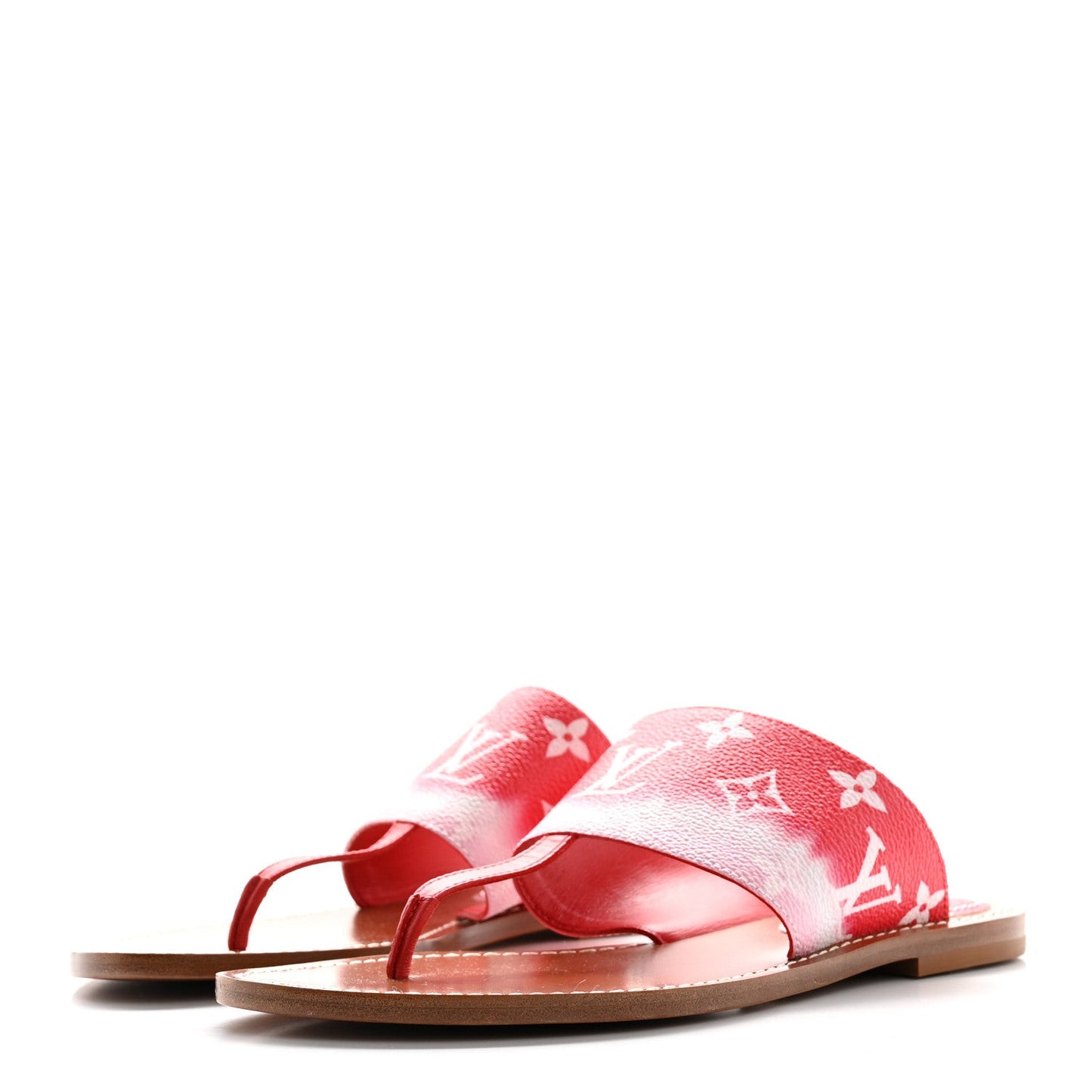 Monogram Escale Palma Sandals Rouge
