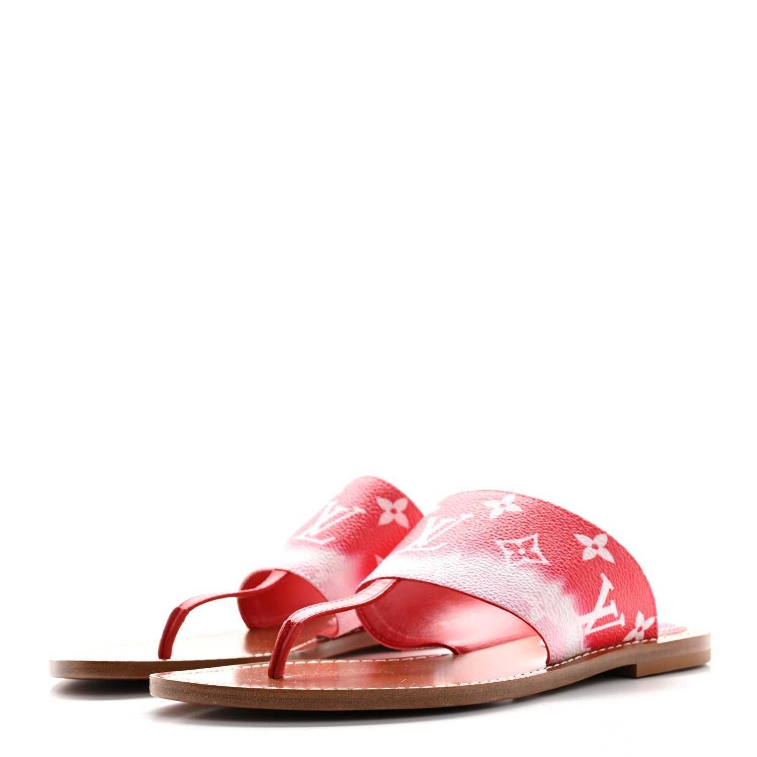 Louis Vuitton Monogram Escale Palma Sandals Rouge 3 of 7