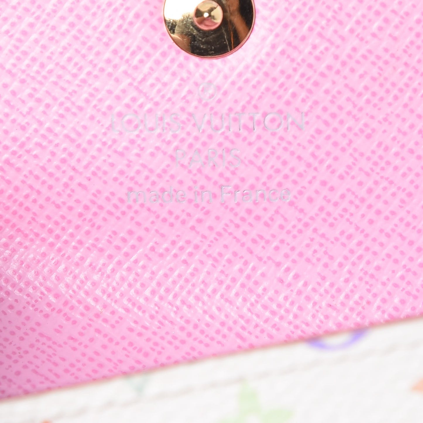 Monogram Multicolor Multicles 4 Key Holder White Litchi