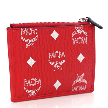 MCM Visetos Key Pouch Red 3 of 11
