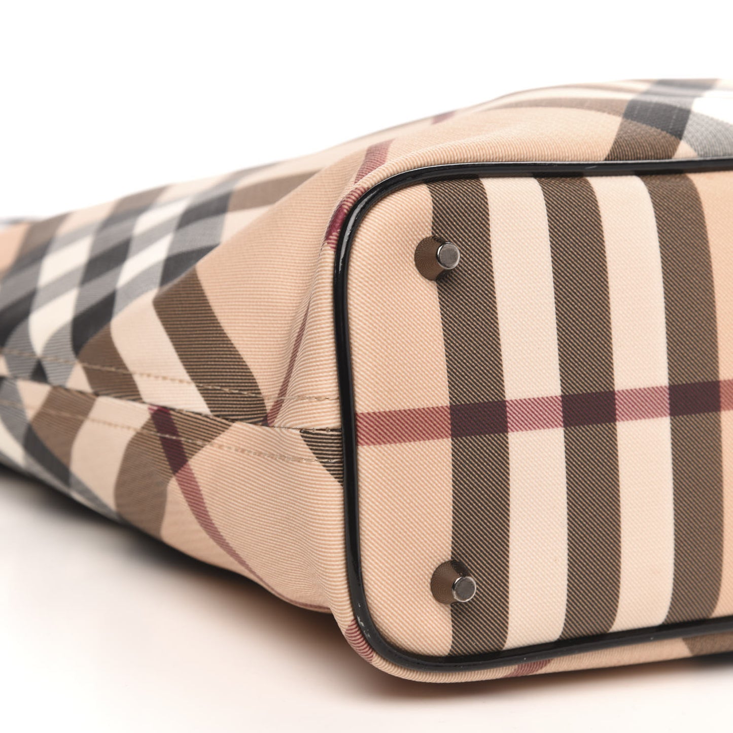 Supernova Check Tote Black