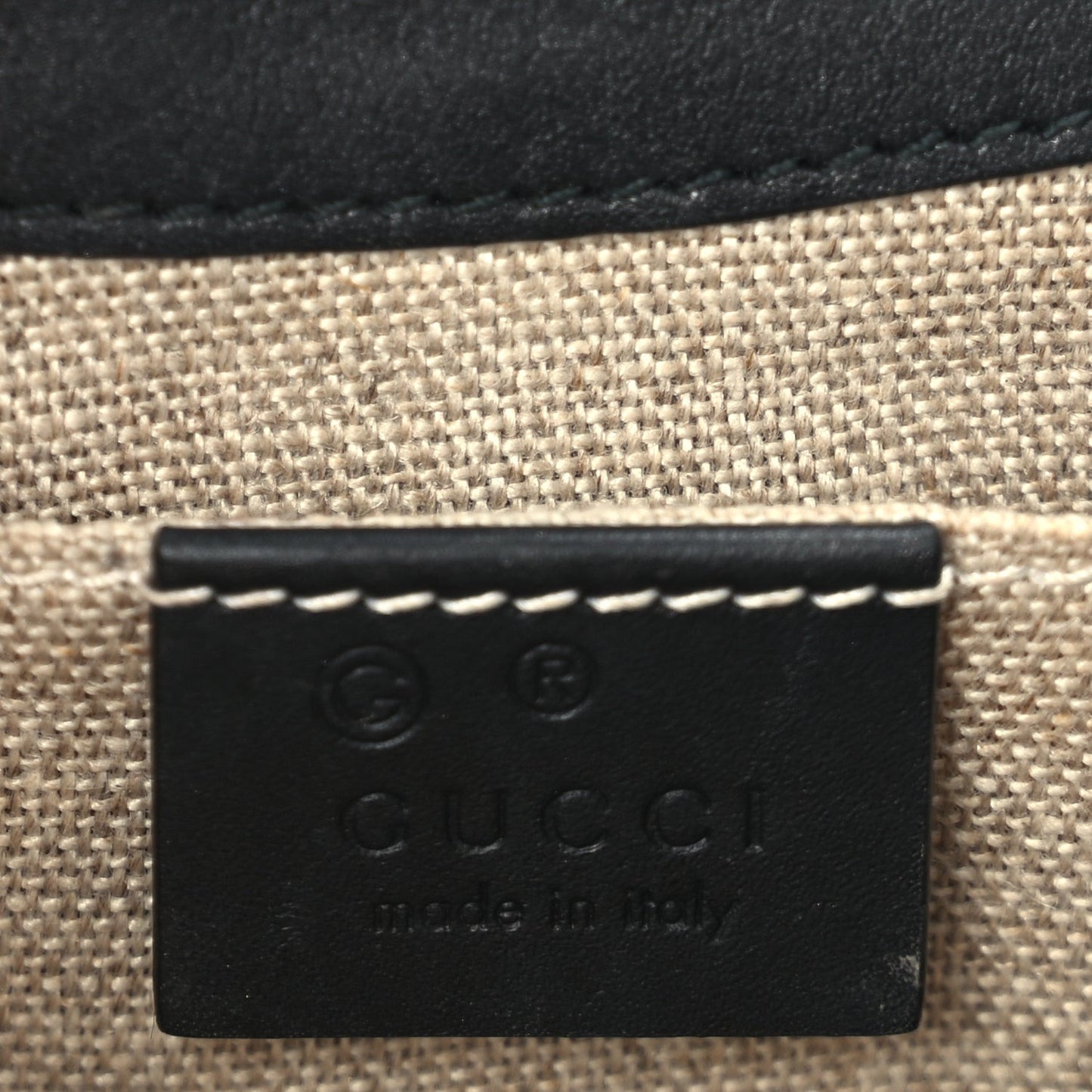 Microguccissima Mini Emily Shoulder Bag Black