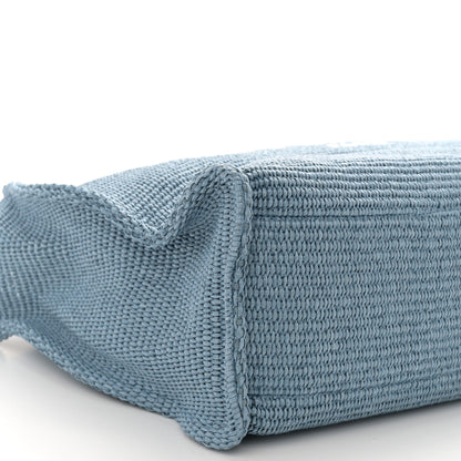 Givenchy Raffia Large G Shopping Tote Blue 9 of 10