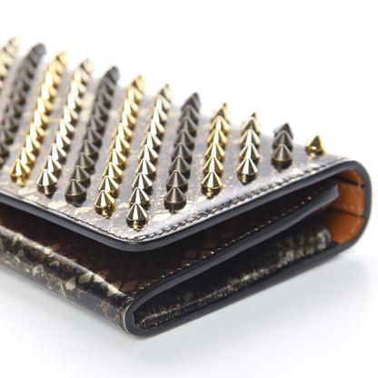 Christian Louboutin Patent Specchio Printed Macaron Flap Wallet Multi Metal 6 of 9