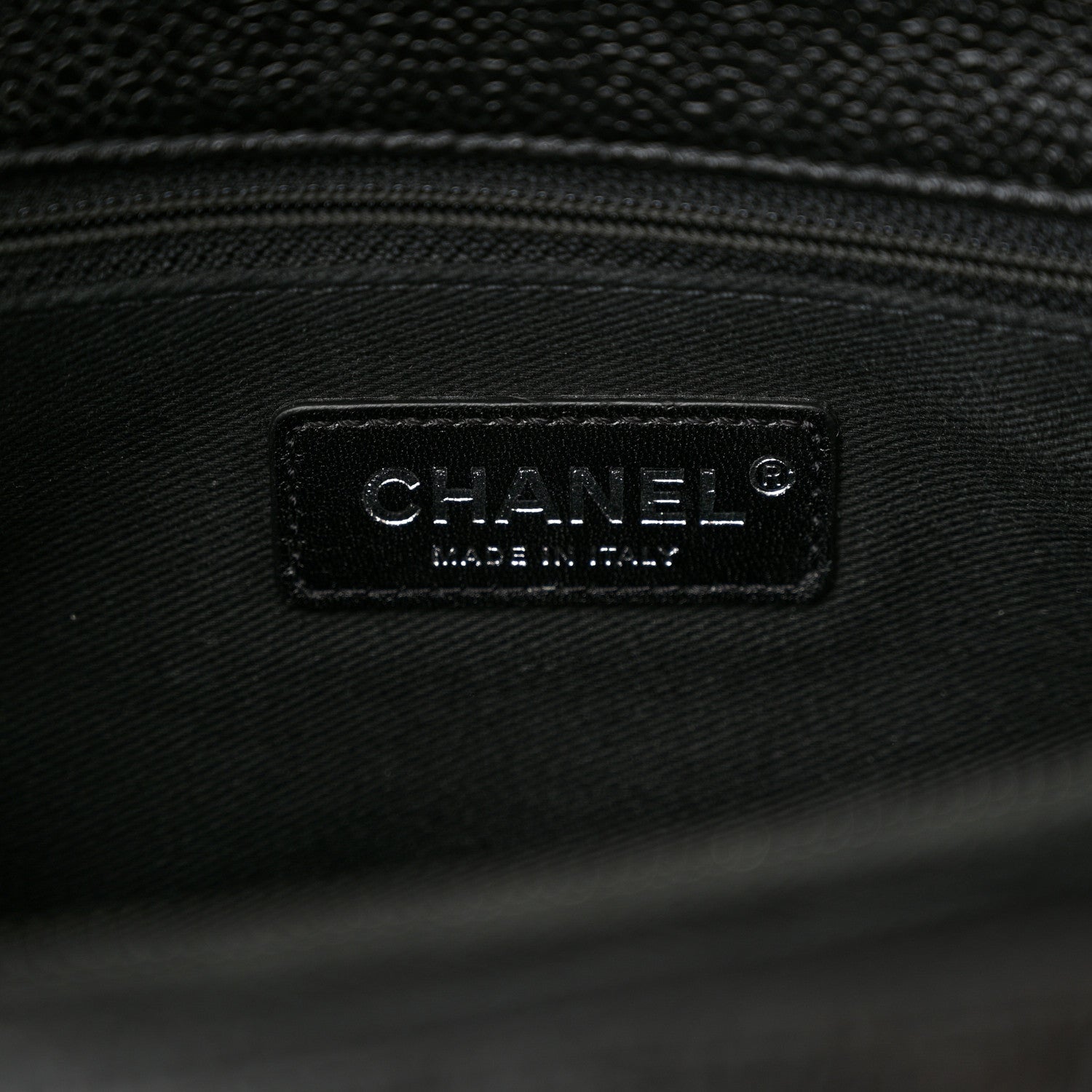 Chanel Caviar Quilted Medium Coco Handle Flap So Black 6 of 10