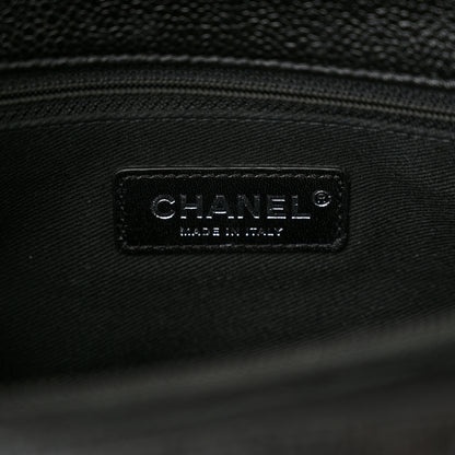 Chanel Caviar Quilted Medium Coco Handle Flap So Black 6 of 10